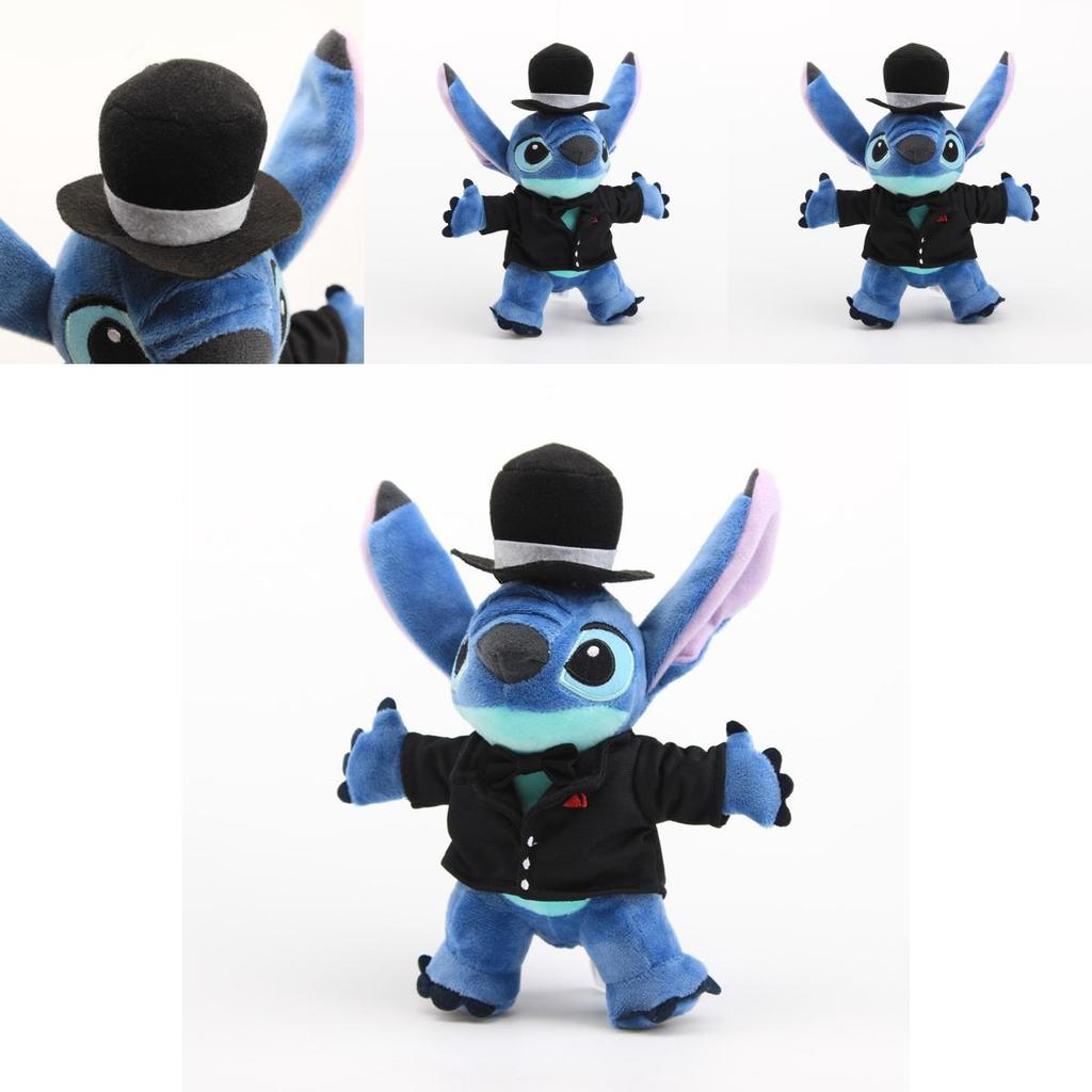 Luxurious And Cuddly New Anime Suit Lilo Stitch Plush Bear Kid Soft Toy Gift 24cm Doll Toys