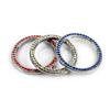 6pcs Car Stem Caps Crystal Rhinestone Tire Dust Caps For Auto Start Ignition Button Key Cover Waterproof Decorative Accessories