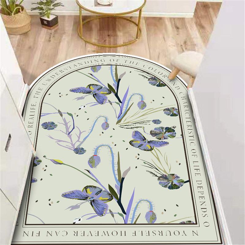 Entrance Doormat Bedroom Bath Living Room Mat Hallway Corridor Entrance Rug Non-Slip Mat Carpet