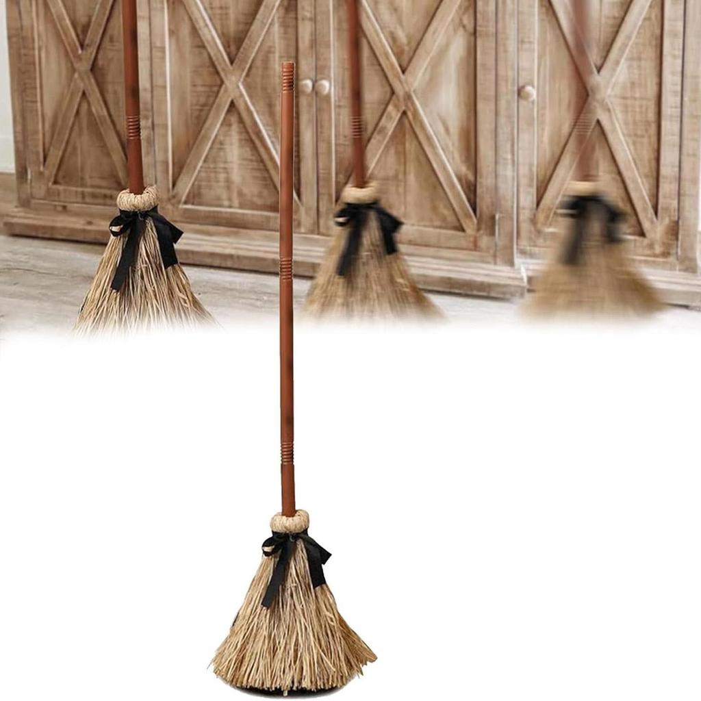 Haunted Dancing Broom Halloween Scary Floating Dancing Broom With Ghost Sounds for Party Horror Holiday Atmosphere Props