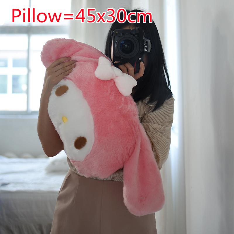 Gentle My Melody Plush Toy Large Dimension Hug Pillow Cozy Back Cushion Lovely Japanese Style Plushies Sofa Decorative Pillow