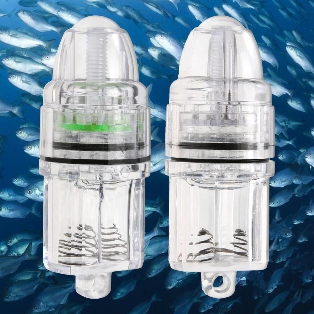 Waterproof LED Fish Attracting Indicator LED Flashing Night Fishing Lamp Light Bait  Underwater