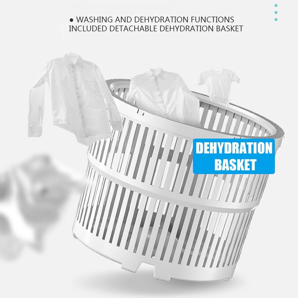 8L Portable Dirty Clothes Turbine Cleaning Laundry Washer Travel Business Mini Washing Machine Mini Ultrasonic Washing Machine