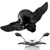Zmijkol Angel Wings Car Decal, 3D Car Sticker Metal | 3D Metal Skeleton Car