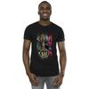 DC Comics Mens Black Adam JSA Gold Badge T-Shirt