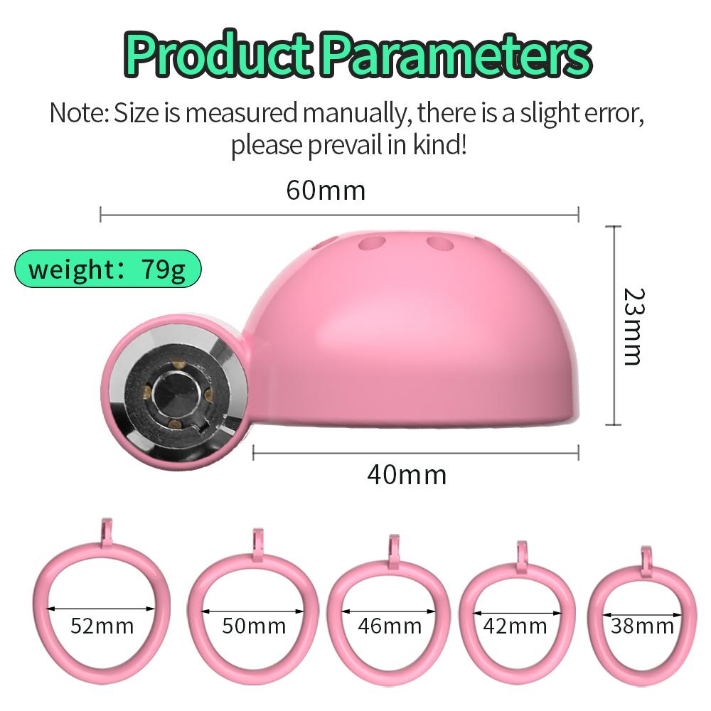 Gaiola de Castidade com 5 Anéis Gaiola para Pênis Brinquedo Sexual para Adultos Bondage de Pênis Trava Uretral Macho Cuckold Erótico Casal Brinquedo BDSM