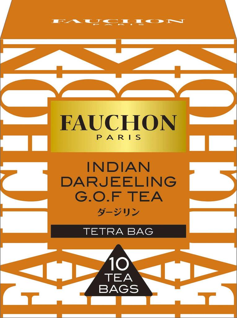 FAUCHON S&B FOODS Darjeeling Black Tea (Tea Bags) 10 Bags X 5 Boxes