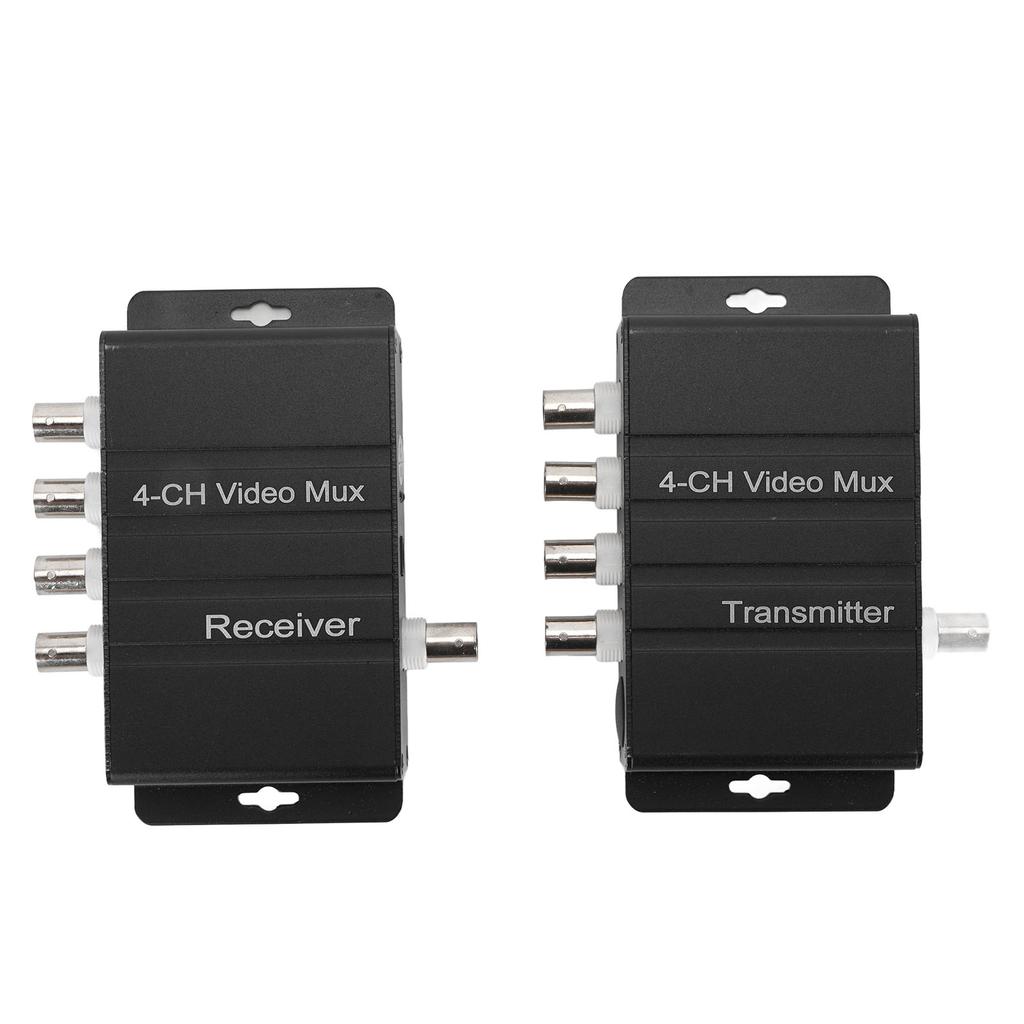 4 Channel Video Multiplexer Interference Resistant 4 HD Video to Coaxial Cable Multiplexer Transmitt