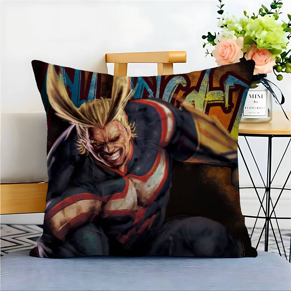 My Hero Academia All Might Personalized Pillow Cover Kids Bedroom Wild Party Decor Pillowcase Kid Birthday Shower Gift