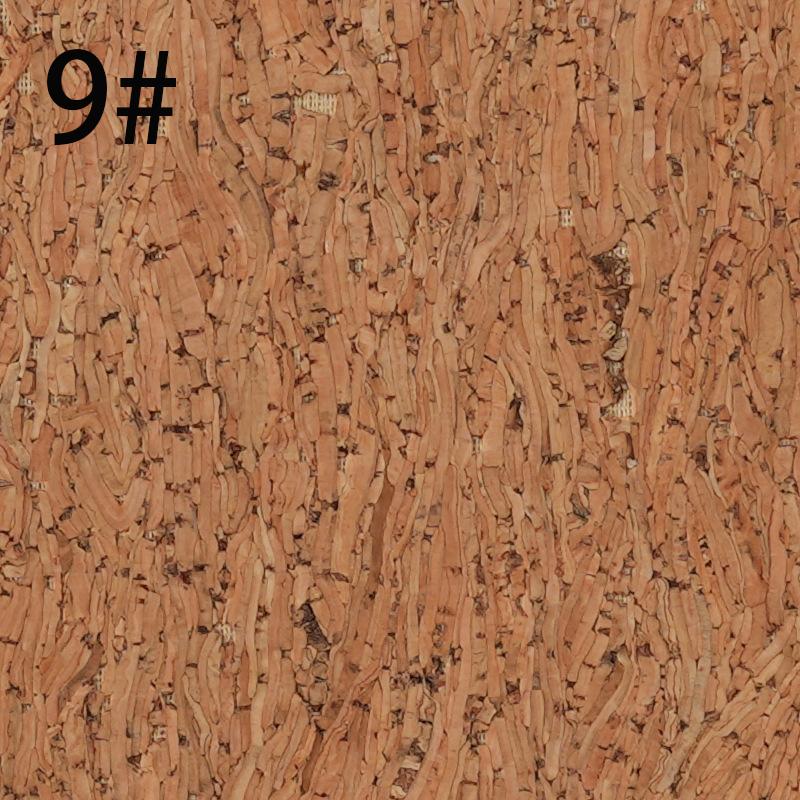 NEW 100cm*138cm Glitter Natural Cork Wood Leather Fabric Printed Colored Bow Craft Bag Shoes Sewing DIY Decor Crafts