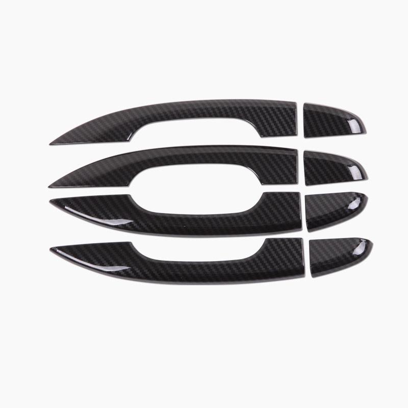 2018 Accord ABS Black Carbon Fiber Door Handle Half-Wrap Decorative Piece