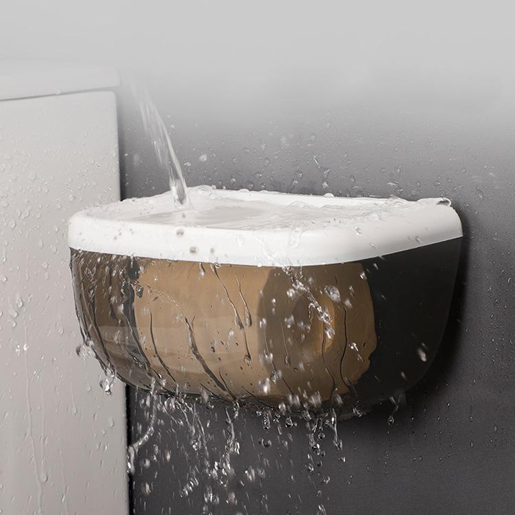 Nastro Senza Traccia Toilette Toilette Scatola Porta Carta Igienica Scatola per Fazzoletti Scatola per Carta Igienica a Rotolo Porta Carta Igienica Senza Foratura