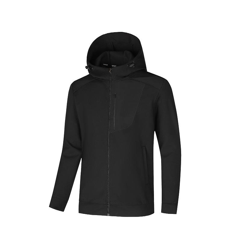 

Мужская и женская куртка-ветровка софтшелл с капюшоном для занятий спортом на открытом воздухе, пеших походов и альпинизма - Модная, ветрозащитная парная куртка XL