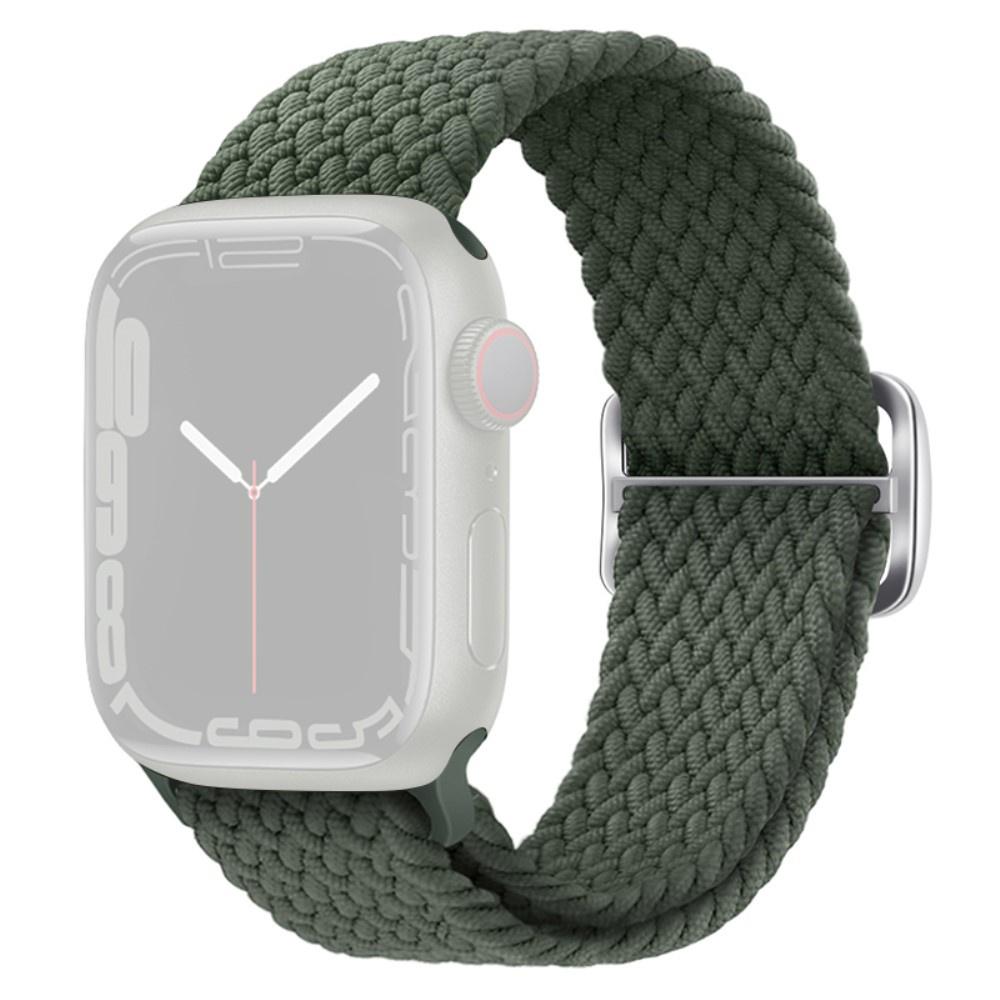 Nylon Strap for Apple Watch 1/2/3/4/5/6/7/8/9/10/11/SE Ultra 1/2/3 42/44/45/46/49mm, Green