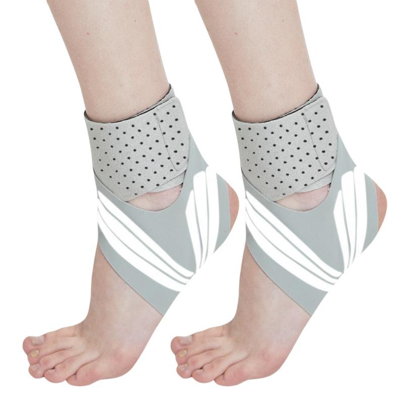 

1 пара Эластичный голеностопный бандаж-защита Спортивная компрессионная поддержка голеностопа Регулируемый защита голеностопа Ремень для снятия боли Голеностопный рукав S