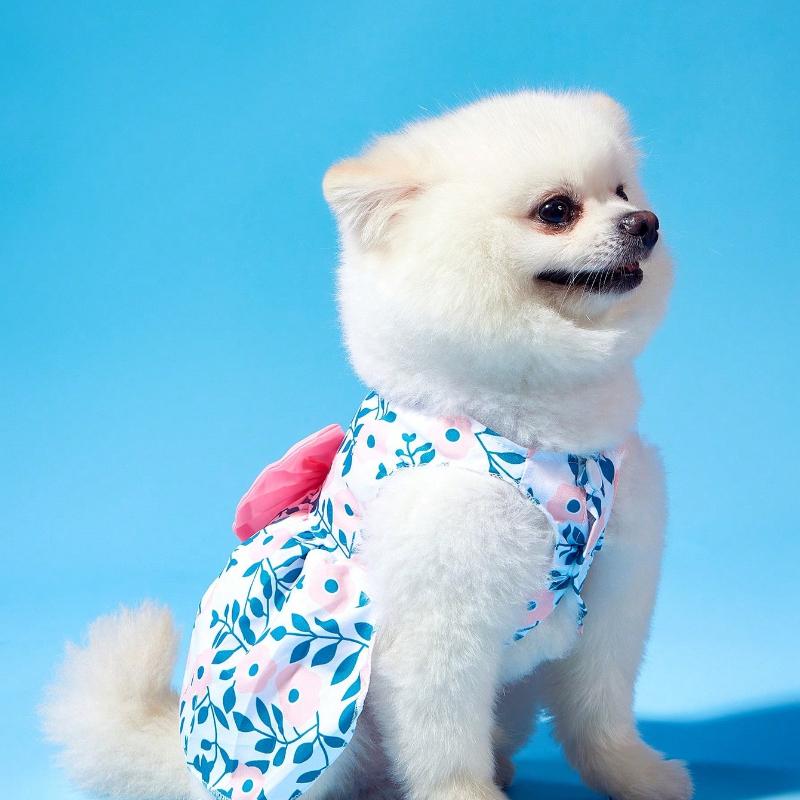 1pc Pink Bowknot Dress Spring/Summer Pet Clothes for Small Dogs and Cats Christmas for Holiday Gift Giving