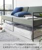 Yamazaki Jitsugyo Polyethylene Sheet Sofa Under Bed Storage Case Set of 2 Light Gray Main Approximately W50 X D70 X Not Tower Storage Bag Storage Box