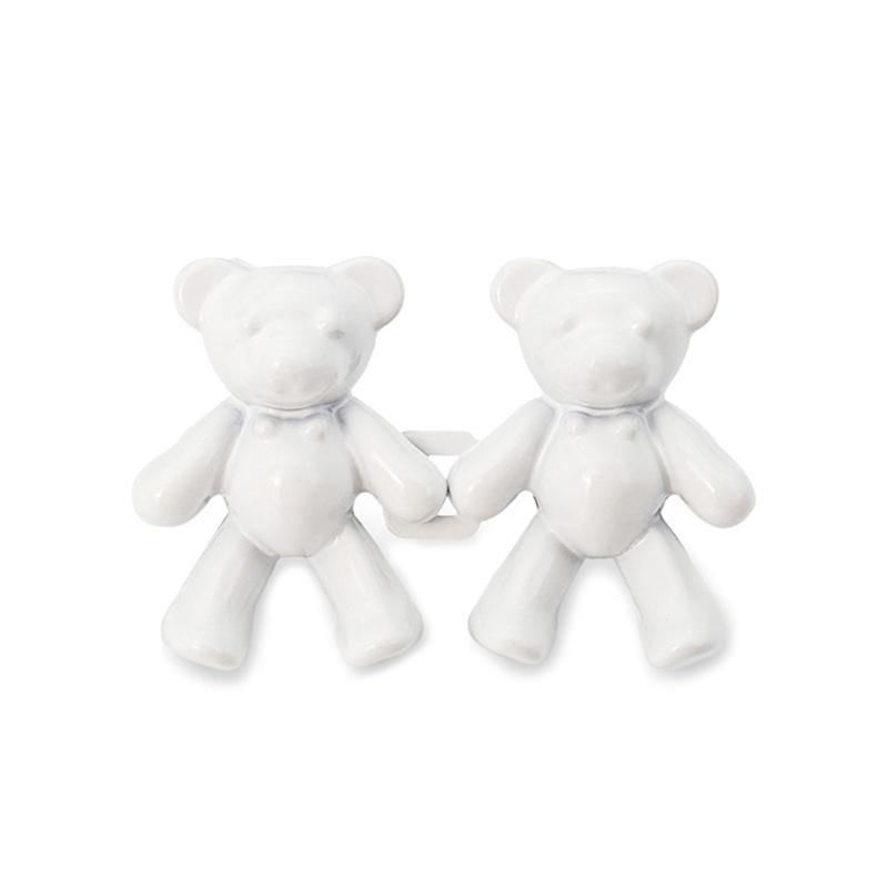 5Pcs Nail-free Jeans Bear Waist Buckle Removable Closing Artifact Invisible Snap Button Tightening Waistband Pant Adjustable