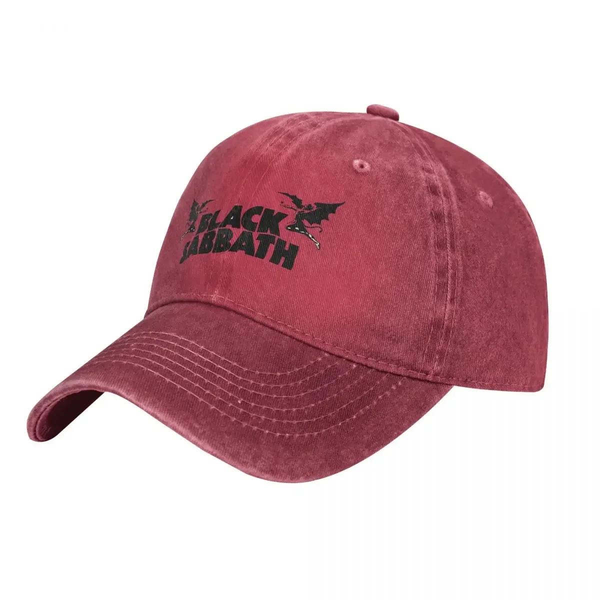 Black Sabbathe Baseball Cap Music Band Rock Breathable Washed Trucker Hat Unisex Fashion Casual Washed Baseball Caps Adjustable& 8Y