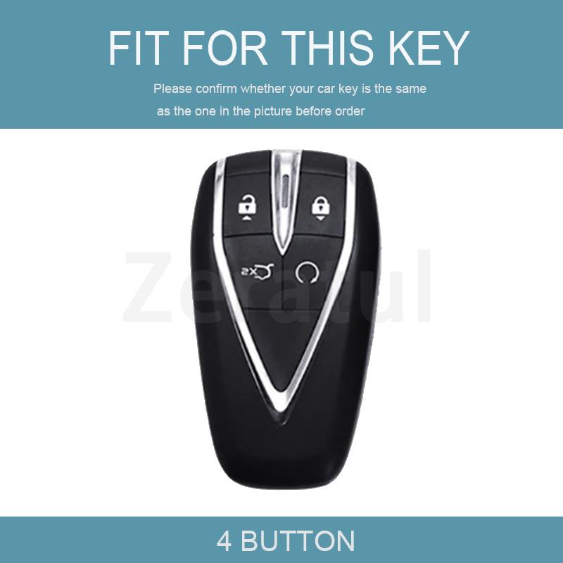 Tpu 4 Buttons Car Key Case Keychain Anti-Scratch Keyless Cover For Changan Cs35 Plus Unit Unik Oshan X7 X5 Cs75 Plus Cs55 Plus