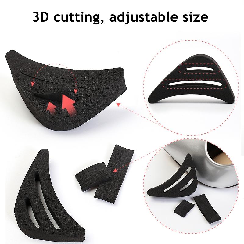 1pair Women High Heel Toe Plug Insert Shoe Front Filler Cushion Pain Relief Protector Accessories Forefoot Pad Half Feet Insoles