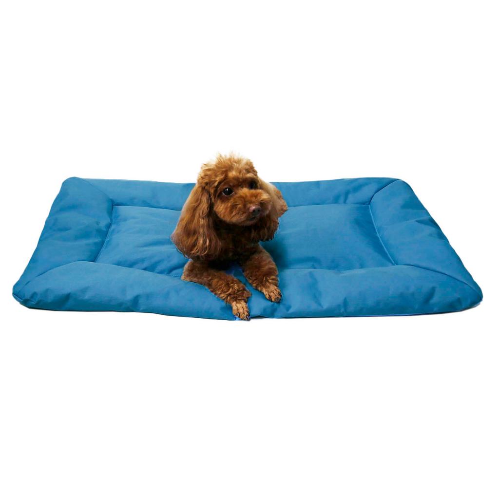 Dog Crate Bed Portable Foldable Pet Mat Washable Crate Pad for Dog Cages Soft & Lightweight Easy Carry with Plastic Fasteners for Easy Carrying