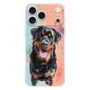 Soft Clear TPU Phone Case For iPhone 17 Air 16E 16 11 15 14 Pro MAX 12 13 7 8 Plus SE Easter Cover Protection Rottweiler Dog