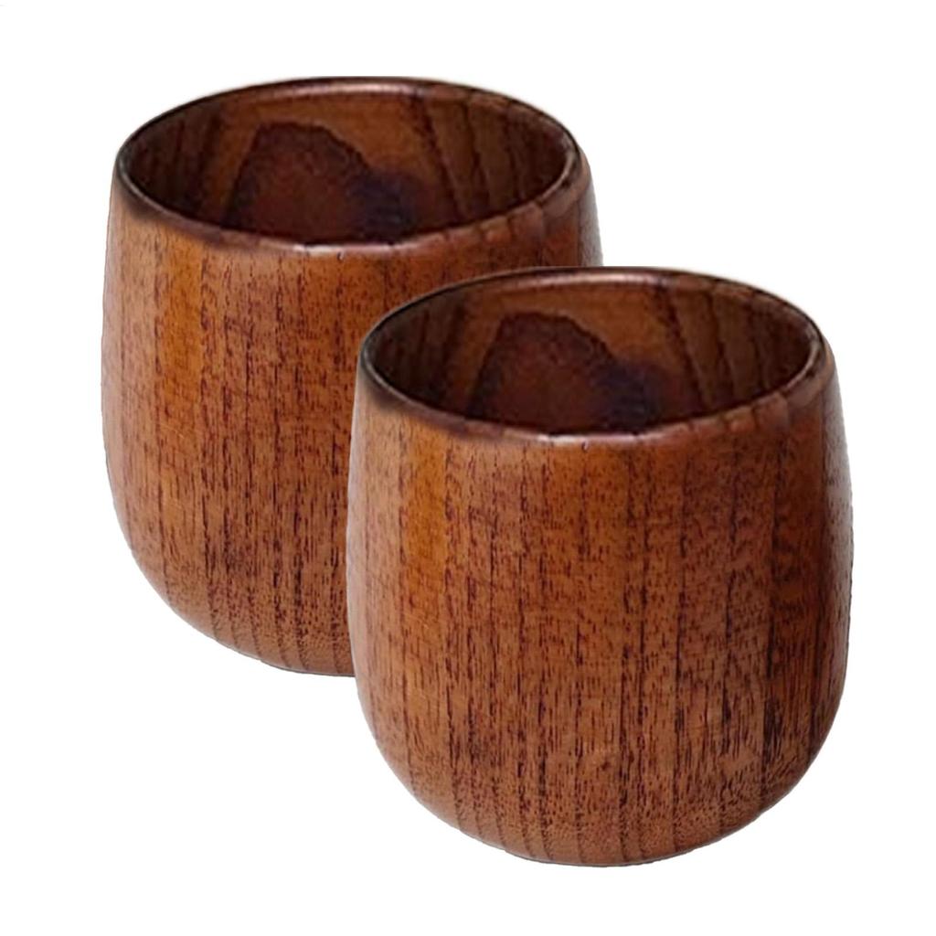 Wooden Whiskey Cup  Drinking Vintage Cool  Cup  Natural Wooden Cup Reusable Tea Cup for party Household Kitchen Supplies
