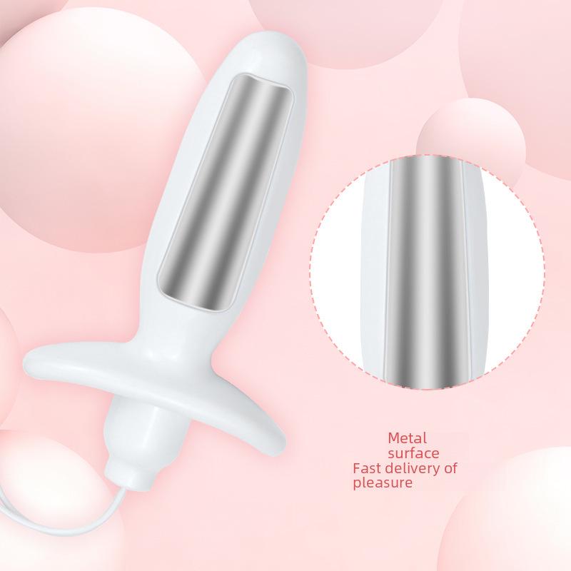 Rechargeable Remote-Control Shock Anal Plug - Erotic BDSM Device for Anus and Vagina Stimulation