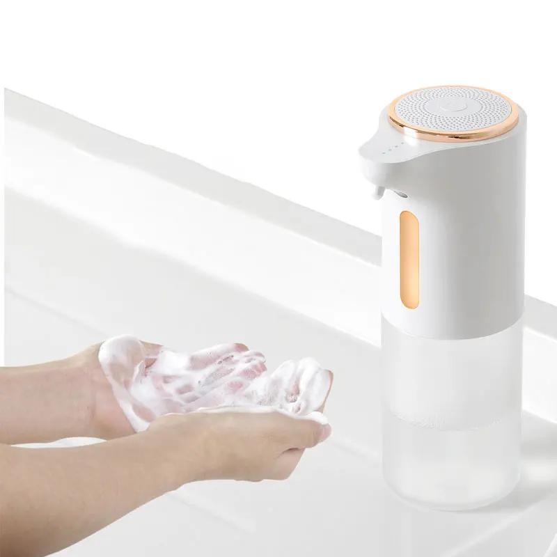 Automatic induction soap dispenser foam gel mobile phone electric dispenser wall mounted large capacity hand sanitizer bathroom