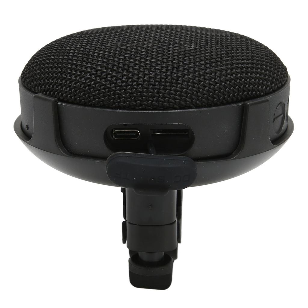Cycling Bluetooth Speaker IP67 Waterproof Support Memory Card 5V 1A Portable Speaker with Car Mount for Outdoor Black