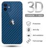 5 Stück Karbonfaser Rückseiten-Displayschutzfolie Aufkleber für iPhone 11 12 13 mini 14 15 16 17 Pro Max X XR XS XS Max SE 2020 6 6s 7 8 Plus
