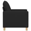 Sofa Black 76 x 81 x 87.5 cm Fabric