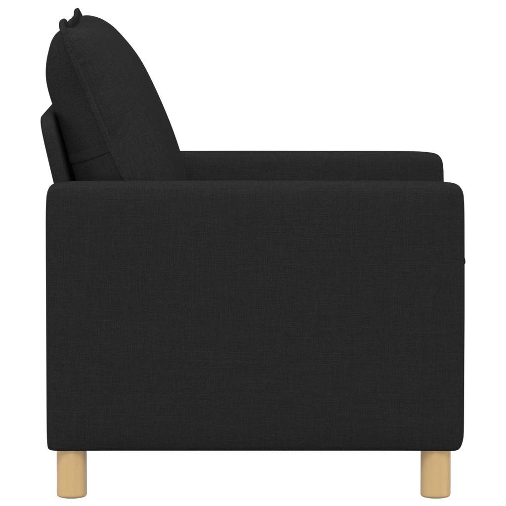Sofa Black 76 x 81 x 87.5 cm Fabric