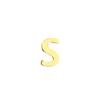 Stainless Steel Non-Fading English Letter Pendant Charms for DIY Jewelry, 26 Letters Available