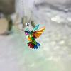 1PC Acrylic Hummingbird 2D Bird Shape Necklace for Women Girls Neck Charms Spring Summer Jewelry Gifts Accessories