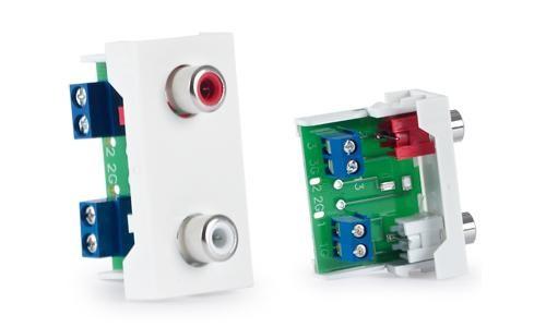 

Fonestar WP-42R - Moduł - 2xRCA / zaciski, Fonestar білий