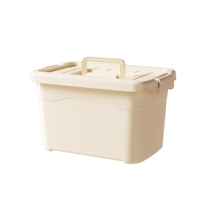 Household sundries storage box Living room large-capacity clothes sorting storage waterproof and dustproof thickened desktop storage box