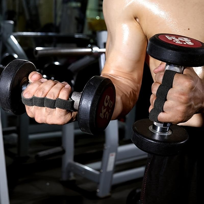 Multi-purpose Fitness Four-finger Gloves, Breathable, Anti-slip and Shock-absorbing Dumbbell Weightlifting Training Gloves