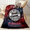 Bayern Munich Poster Personalized Name Blanket Throw Personalized Blanket Soft & Cozy Throw For Livingroom Sofa Bed Seaside All-Season Use
