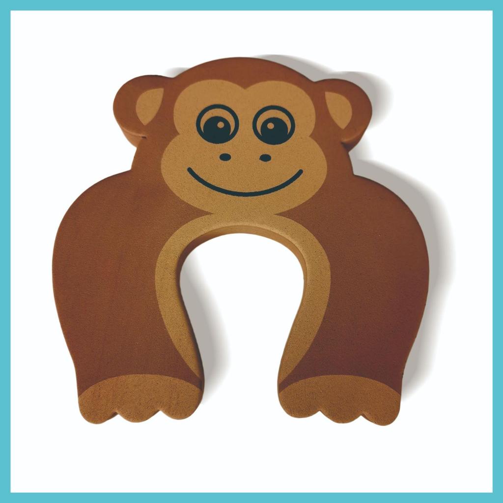 Children's Safety Cartoon Animal Door Stopper – Cow & Tiger Designs