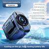 Portable Waist Fan With Led Display For Outdoor Cooling And Highspeed Power