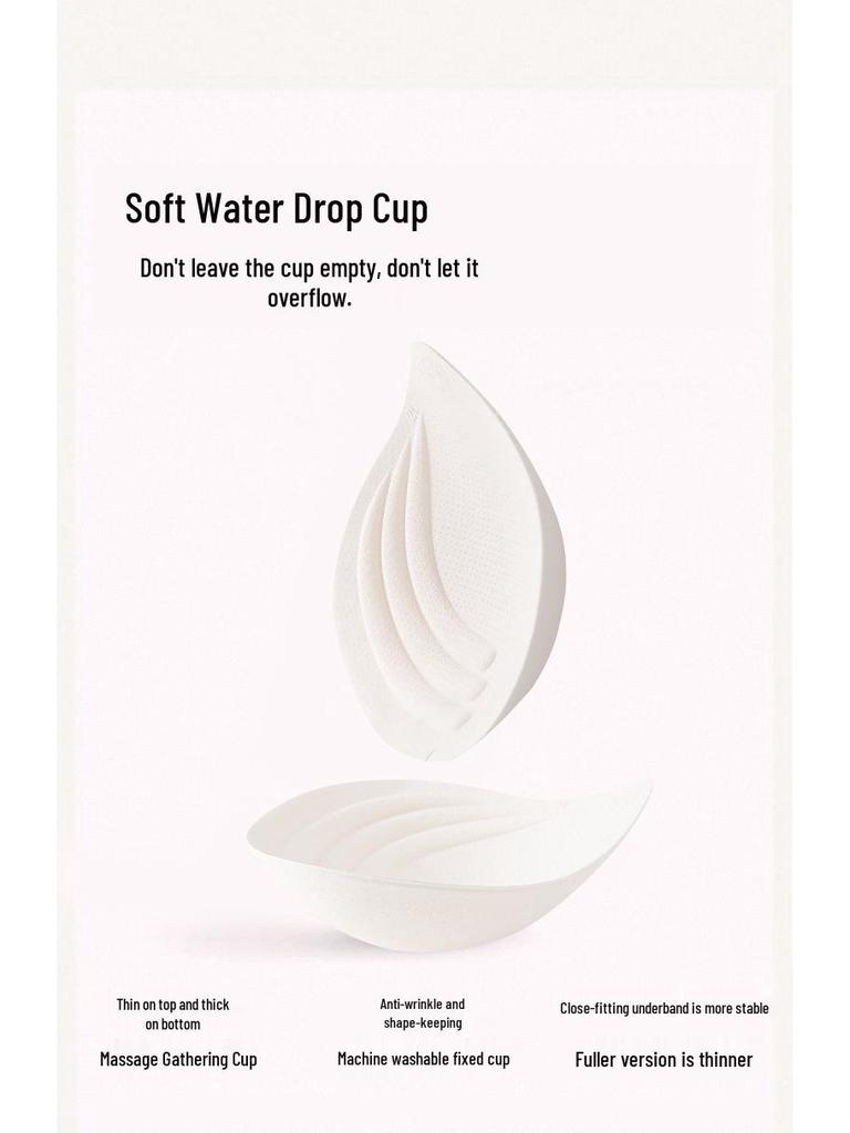 Soft, Skin-Friendly Seamless Bra: Side Support & Enhanced Gathering for Women, No Underwire, High Elasticity