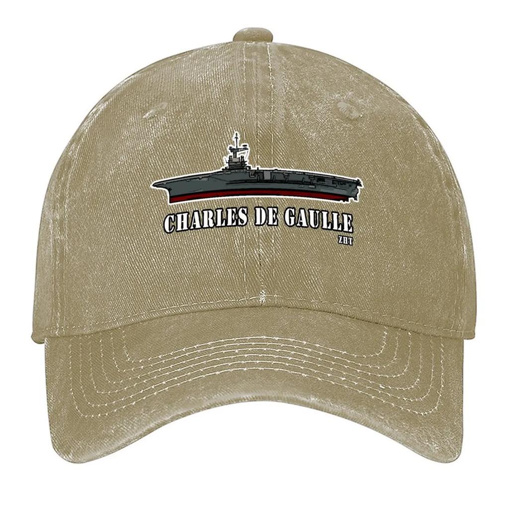 Charles de Gaulle hangarfartyg Basebollkeps golfhatt äkta Golfhatt fiskehattar man Vintage herrhattar damer