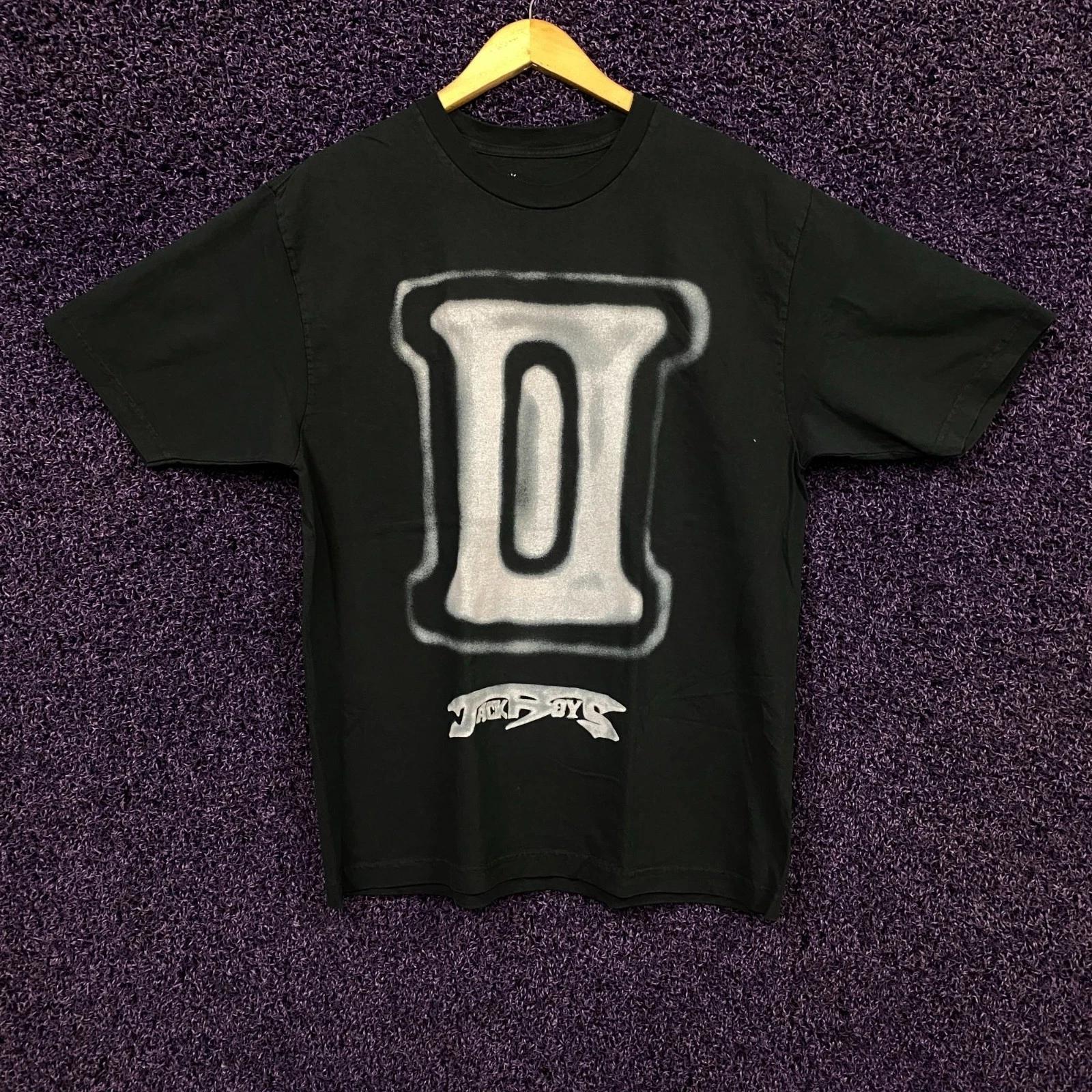 Cactus Jack Pack B2 Jackboys 2 Album Travis Scott Hip-Hop T-Shirt Large M