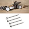 4pcs RC Rear Lower Hinge Pin Steel Aluminum Alloy RC Hinge Pin with M3 Nut for   1Celsius7 1Celsius8 Series