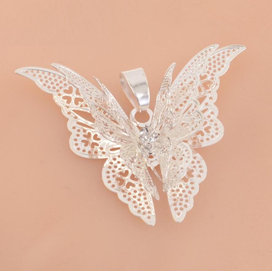 Women's Jewelry Butterfly Pendant Necklace Lovely Butterfly Pendant Chain Necklace Jewelry