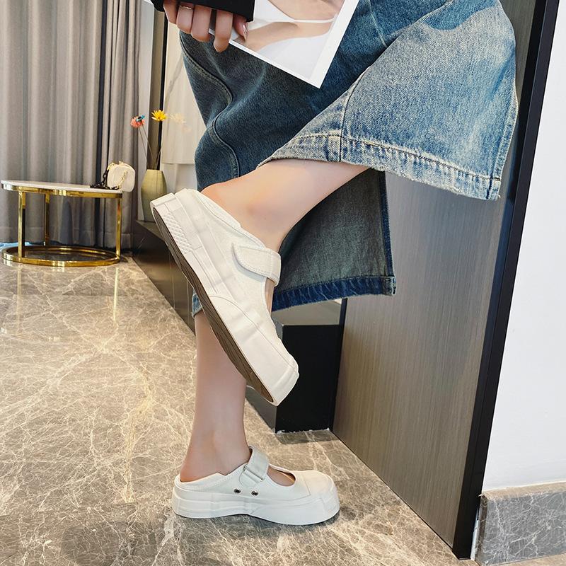 

Версия из овчины~ Весенне-осенние туфли Мэри Джейн женские ретро уродливые милые с большой головой белые туфли большого размера одинарные туфли 40 белый