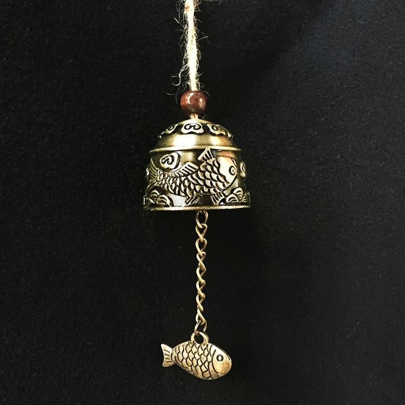 Retro tvar ryb Liparské zvonky Fengshui Bell Kreativita zvonek zahradní doplňky
