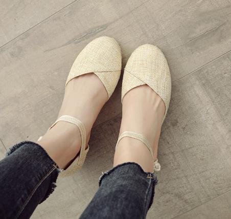 Heeled Sandals Women Wedges Espadrilles Summer Shoes Ladies Comfort Casual Closed Toe Sandal Pumps Heels Party Shoes Footwear